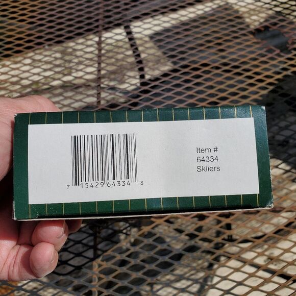 Coca Cola Town Square Skiers Skiing Adventure Christmas Village Figurine - Picture 2 of 3